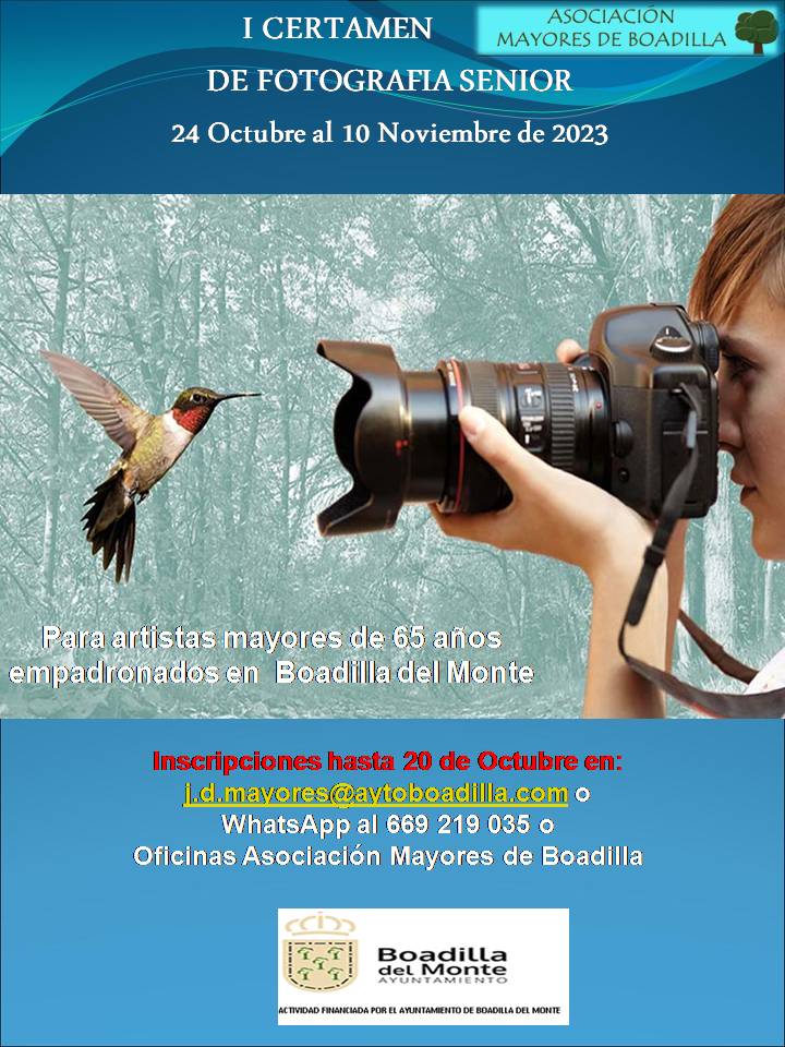 I CERTAMEN DE FOTOGRAF�A SENIOR 2023